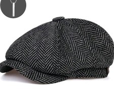 Baker Boy Cap Big Herringbone