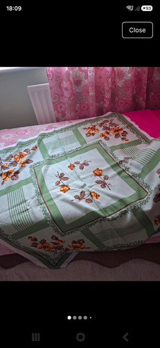 Vintage 1960 white - 1960's, white/green