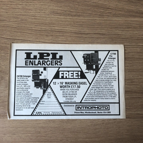 Cams92 magazine advert 5x8 lpl - cams92,