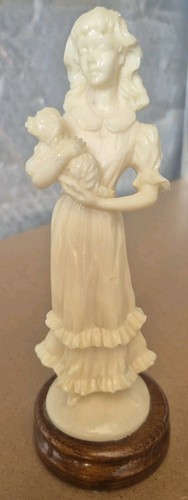 Artesania alabaster lady - and, a