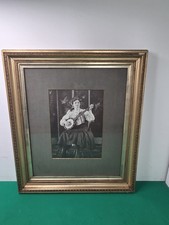 Large Vintage Banjo Player