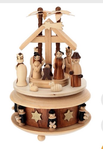 Christmas music box nativity - music, box.