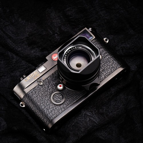 Metal square lens hood - square,