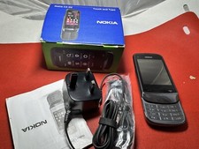 Nokia C2-02 - Black chrome (Unlocked) Mobile Phone Boxed Good Condition Original