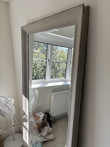 Mirror freestanding large grey - mirror,