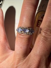 Vintage 10K Marquise Cut