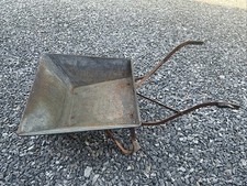 Vintage wheel barrow garden planter child barrow