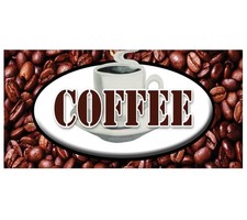 COFFEE Decal shop house sign