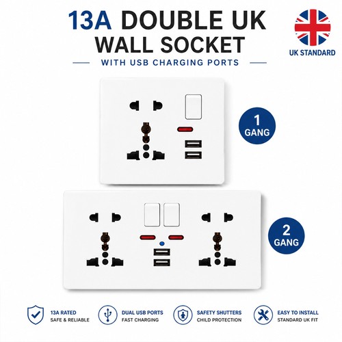 13a gang single double - 13a,