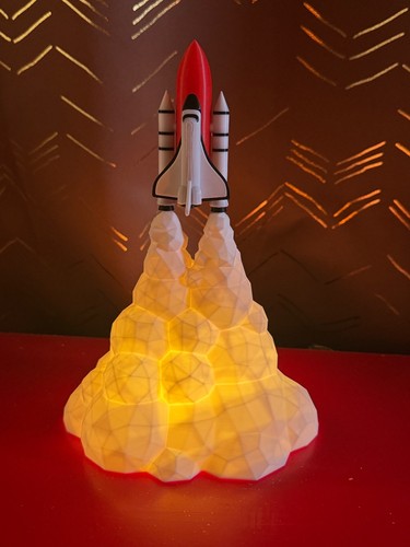Rocket lamp - rocket,