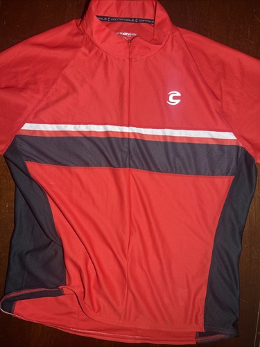 Red cannondale cycling jersey - red,