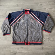 England 93/945 Umbro Track Jacket Fits XL Possibly 2XL