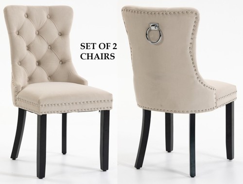 Set beige velvet - set, of