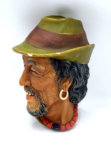 Bossons wall plaque tibet man - wall,