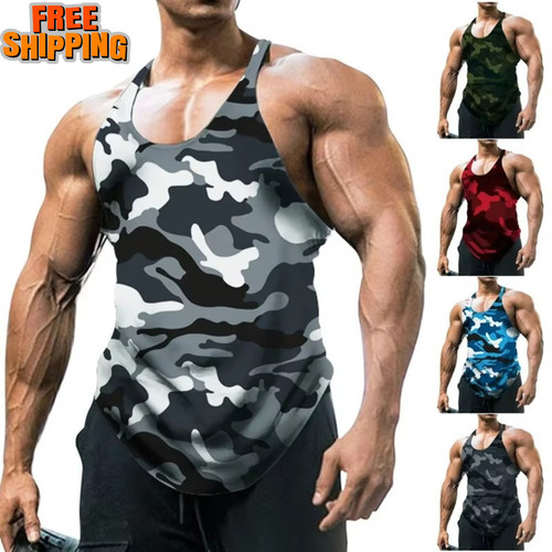 Men gym vest racerback - gym,