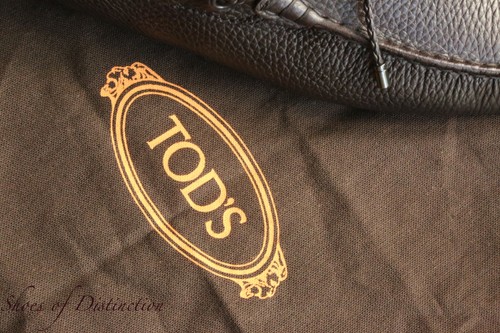 Tod tods brown grain leather - brown,