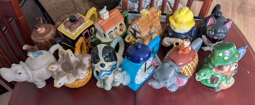 Danbury mint teapots bundle - mint,