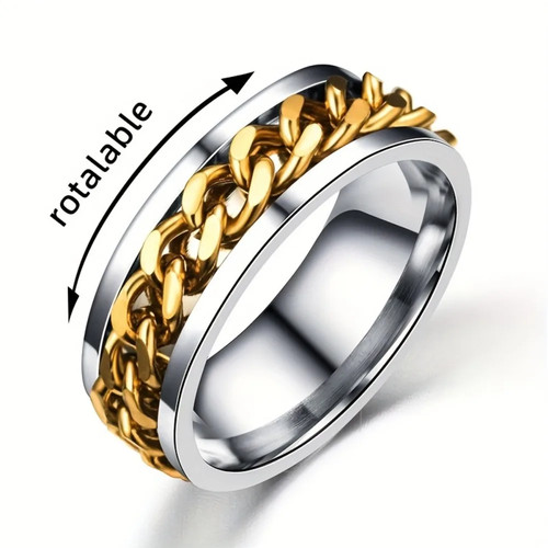 Mens rotatable chain - rotatable,