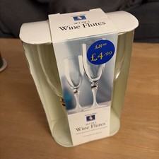 Woolworths Wine Flutes Set Of