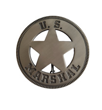 US Marshal Round Badge Western