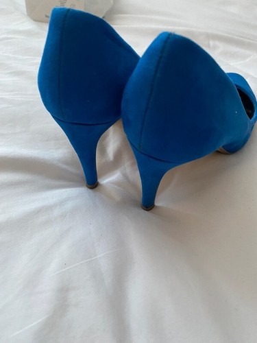 Next royal blue - faux, suede