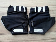 Black lycra leather palm - lycra,