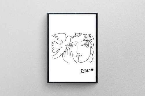 Picasso dove and face - dove,