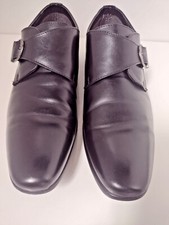 MENS CEDAR WOOD STATE BLACK SHOES SLIP ON STYLISH UK 9 EUR 43