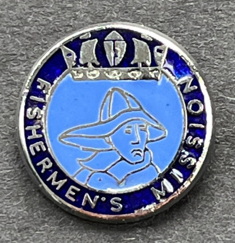 Fishermans mission pin - mission, badge