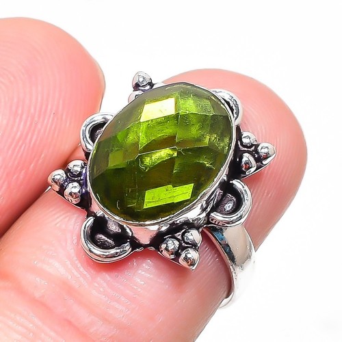 Green peridot gemstone - green,