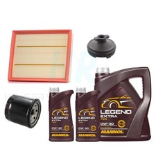 7L 0W30 & OIL AIR SERVICE KIT PACK FOR FORD MONDEO ZETEC 2.0 TDCI 2014+