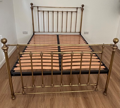 King size brass bed - m&s,