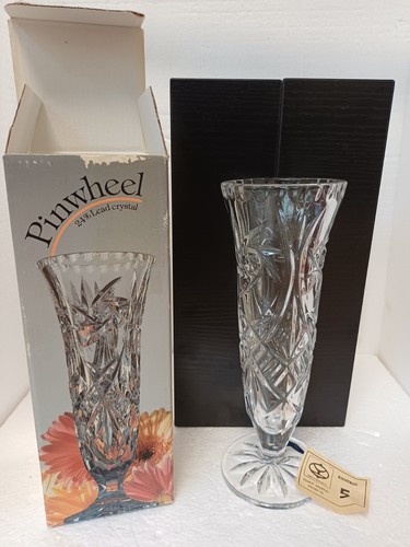 Lovely bohemia crystal vase - lovely,