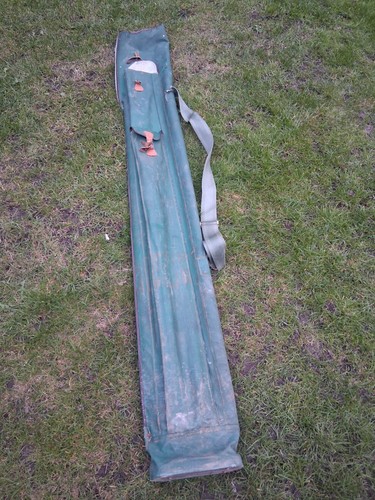 Vintage green leather fishing - vintage,