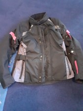 Crane Ladies Armoured Motorbike Jacket BNWOT Black Size Small