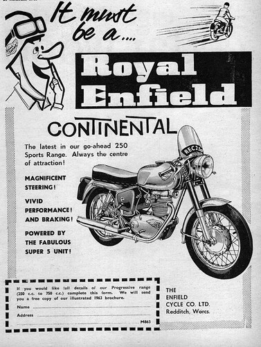 1963 royal enfield continental - royal,