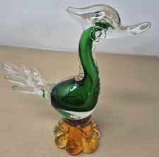 Vintage Murano Glass Duck