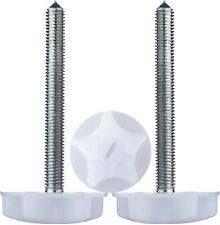 M8 HEADBOARD BOLTS SCREWS WITH FIXED WASHERS FIXINGS FOR DIVAN BED 50mm - 90mm