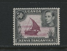 British KUT Kenya  1938 George