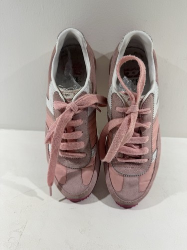Diesel pink white trainers - trainers, 5