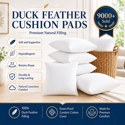 Duck feather cushion pads - cushion,