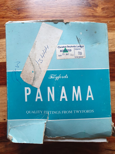Twyfords panama basin pillar - basin,