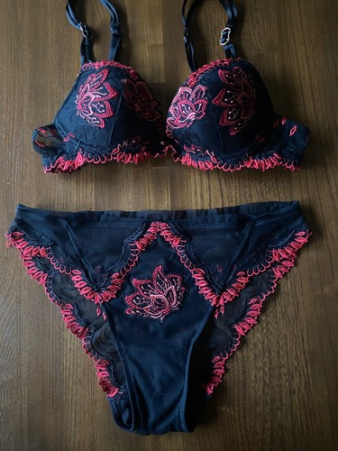 Lise charmel black red bra - red,