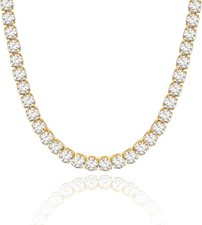 KissYan Tennis Necklace for