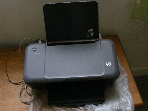 100 printer with cables - hp, and
