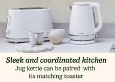 CUSINART WHITE KETTLE AND