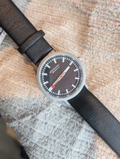 Mondaine Swiss Railways midsize solar Mens Watch, unworn Condition  works boxed