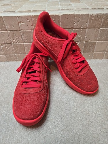 Puma women red suede - women, 9.5