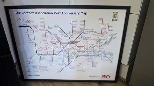 Framed map london - map,