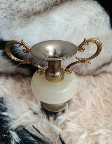 Vintage gold plated onyx mini - plated,